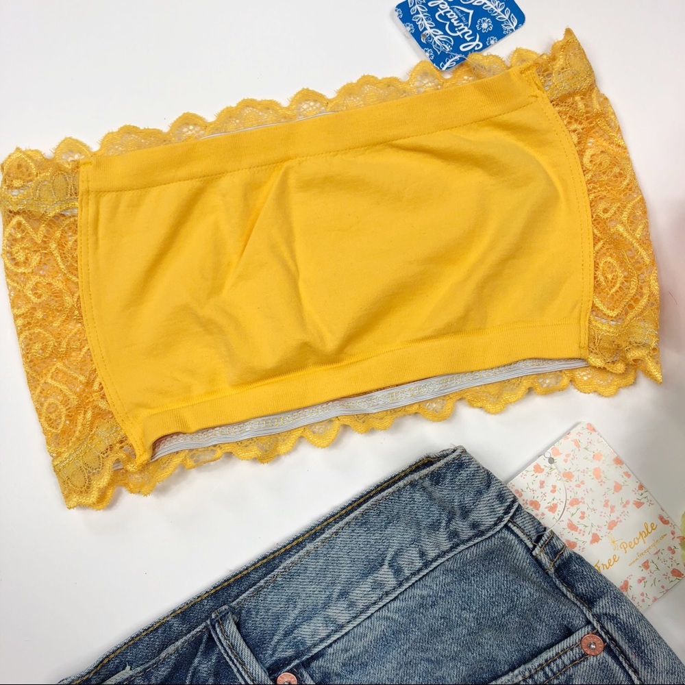 Free People 2 pack Seamless Lace Bandeau bra - Picture 5 of 7